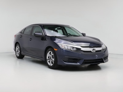 Blue 2017 Honda Civic LX