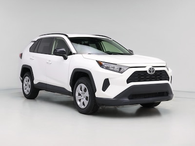 White 2019 Toyota RAV4 LE