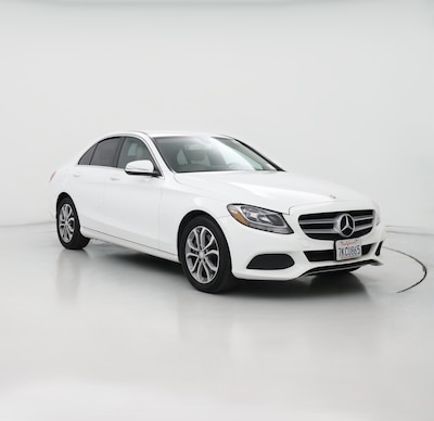 White 2015 Mercedes-Benz C300