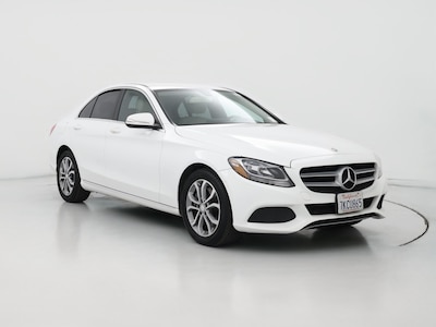 White 2015 Mercedes-Benz C300