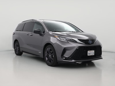 Gray 2021 Toyota Sienna Hybrid XSE