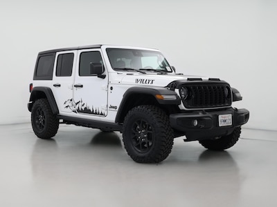 White 2024 Jeep Wrangler Willy's