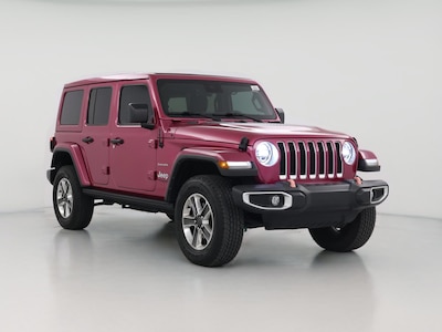 Red 2021 Jeep Wrangler Unlimited Sahara