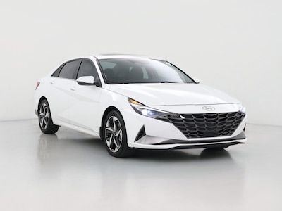 White 2023 Hyundai Elantra Hybrid Limited