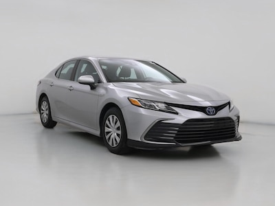 Silver 2021 Toyota Camry Hybrid LE