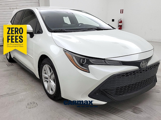 White 2020 Toyota Corolla Hatchback Hatchback Front-Wheel Drive Automatic