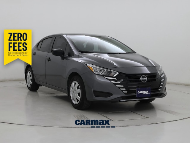 Gray 2024 Nissan Versa S FWD Sedan Front-Wheel Drive Manual