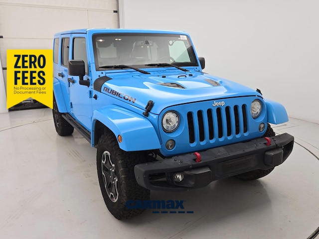 Blue 2017 Jeep Wrangler SUV / Crossover Four-Wheel Drive Automatic