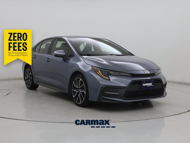 Blue 2021 Toyota Corolla SE FWD Sedan Front-Wheel Drive Automatic
