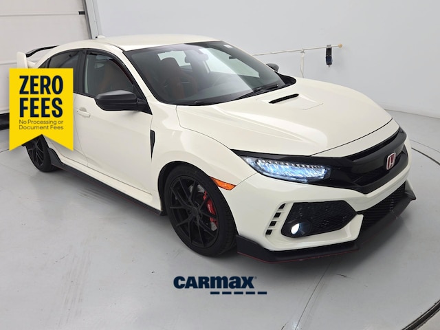 White 2018 Honda Civic Type R Touring FWD Hatchback Front-Wheel Drive Manual