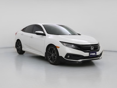 White 2020 Honda Civic Sport