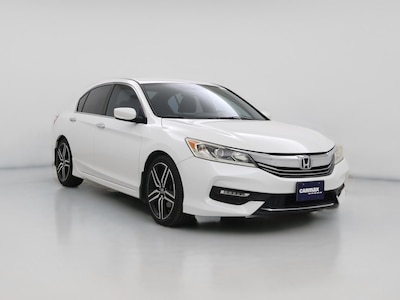 White 2017 Honda Accord Sport