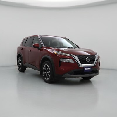 Red 2021 Nissan Rogue SV