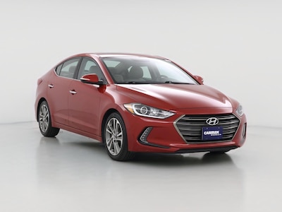 Red 2017 Hyundai Elantra Limited