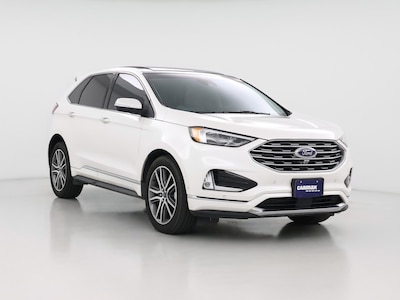 White 2019 Ford Edge Titanium