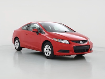 Red 2013 Honda Civic LX