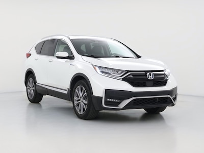 White 2021 Honda CR-V Hybrid Touring