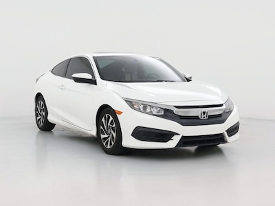 White 2018 Honda Civic LX-P
