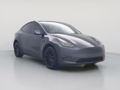 Gray 2022 Tesla Model Y Long Range