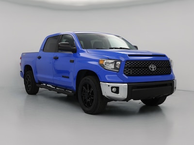Blue 2021 Toyota Tundra SR5