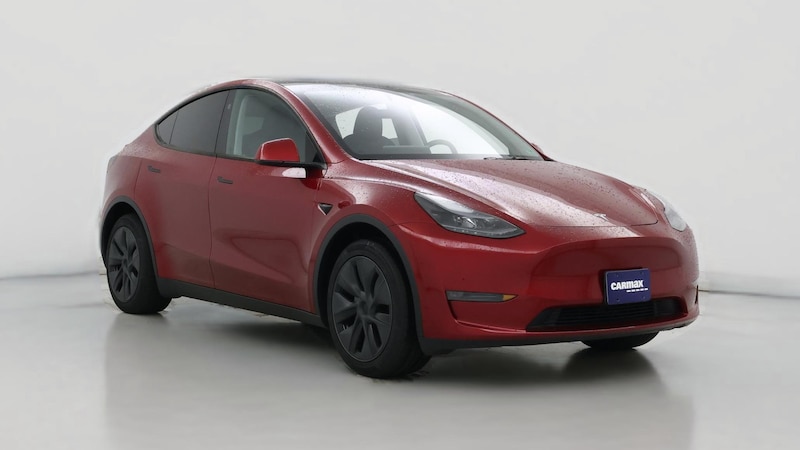 2025 Tesla Model Y Long Range Hero Image