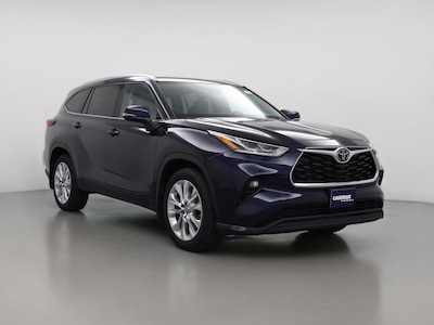 Blue 2021 Toyota Highlander Limited