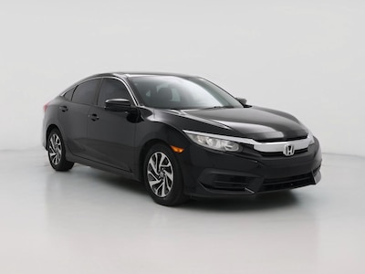 Black 2016 Honda Civic EX