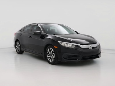 Black 2016 Honda Civic EX