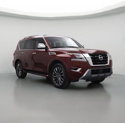 Red 2024 Nissan Armada Platinum