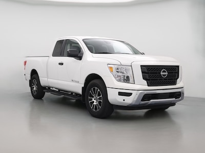 White 2024 Nissan Titan SV