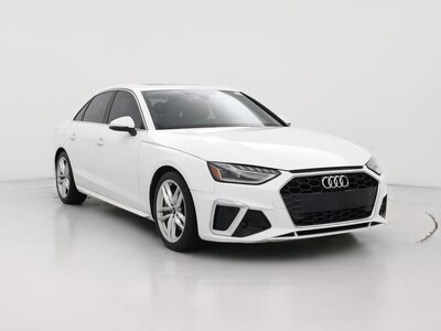 White 2022 Audi A4 S-Line Premium