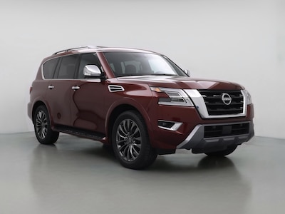 Red 2024 Nissan Armada Platinum