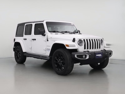 White 2021 Jeep Wrangler 4XE PHEV Unlimited Sahara