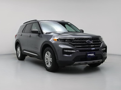 Gray 2021 Ford Explorer XLT