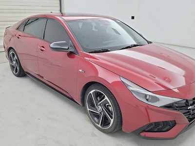 Red 2023 Hyundai Elantra N Line