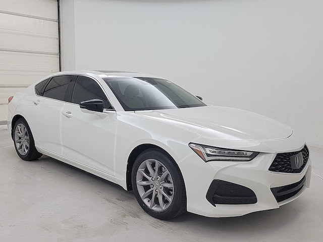 White 2021 Acura TLX FWD Sedan Front-Wheel Drive Automatic