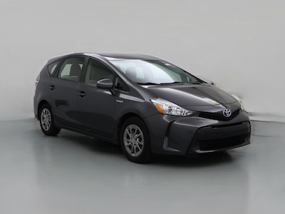 Gray 2016 Toyota Prius v Three
