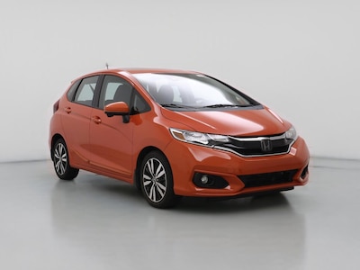 Orange 2018 Honda Fit EX