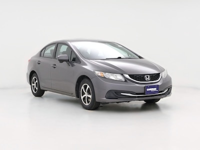 Gray 2015 Honda Civic SE