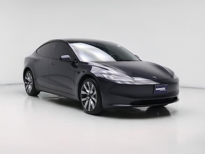 Gray 2025 Tesla Model 3 Long Range