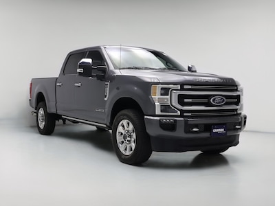 Gray 2021 Ford F250 Platinum