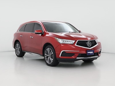Red 2019 Acura MDX