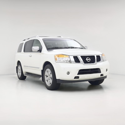 White 2014 Nissan Armada Platinum
