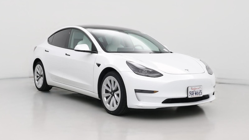 2022 Tesla Model 3 Long Range Hero Image