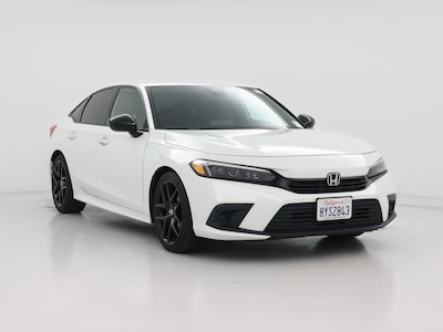 White 2022 Honda Civic Sport