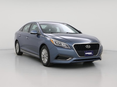 Blue 2016 Hyundai Sonata Hybrid SE