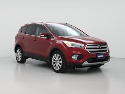 Red 2017 Ford Escape Titanium