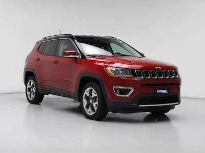 Red 2021 Jeep Compass Limited
