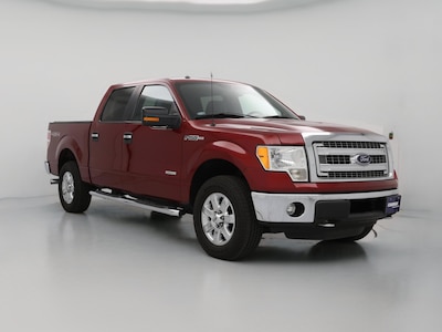 Red 2013 Ford F150 XLT