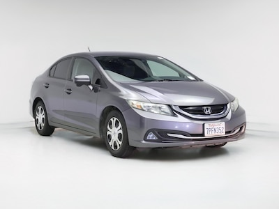 Gray 2015 Honda Civic Hybrid
